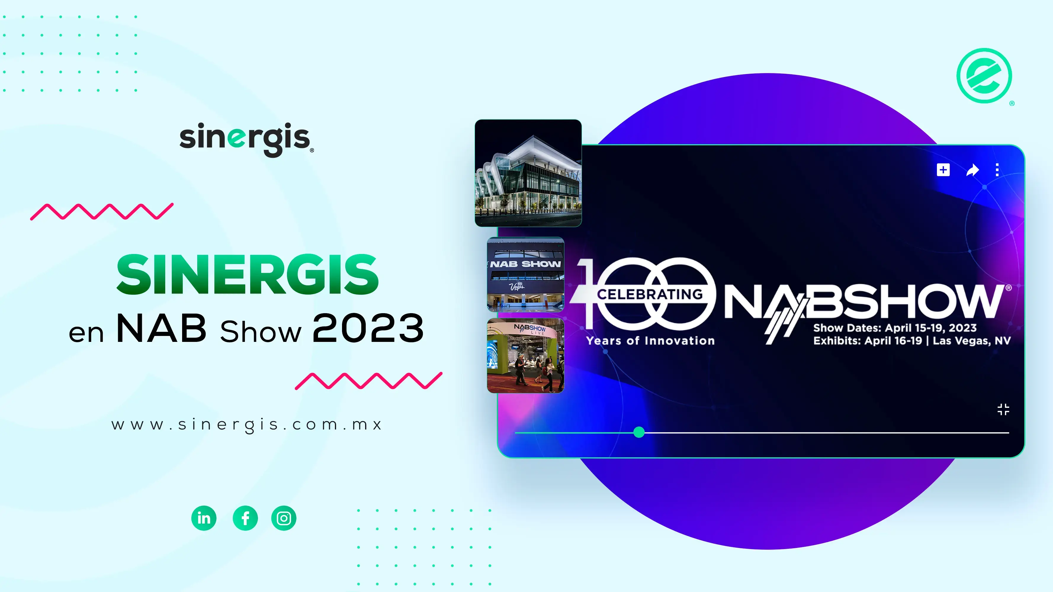 Sinergis en el NAB Show 2023